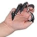 WLM Gothic Punk Retro 3 Sizes Rhinestone False Nail Claw Paw Talon Finger Ring Cosplay Decoration