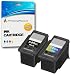 Produktbild 2 XL Druckerpatronen für Canon Pixma MG4250 MG4150 MG3650 MG3550 MG3250 MG3150 MG2250 MG2150 MX455 MX475 MX515 MX525 MX535 MX375 MX395 MX435 | kompatibel zu PG-540XL (PG540XL) CL-541XL (CL541XL)