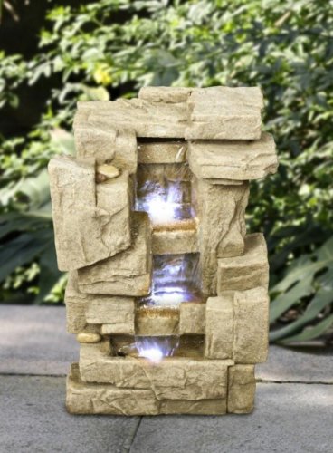 Toller Zimmerbrunnen mit Led Lampe Raumbelüfter TOP