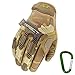 Produktbild MECHANIX WEAR M-PACT Tactical Einsatz-Handschuh, optimaler Schutz, atmungsaktiv beste Passform + Gear Karabiner, Schwarz Covert, Coyote, Multicam, Wolf Grey, Größe: S,M,L,XL (XL, Multicam)