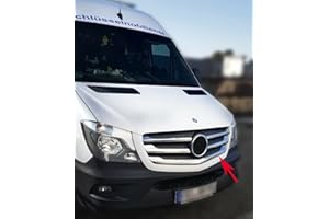 RECAMBO Barres Chromé de cuisson en acier inoxydable pour Mercedes Sprinter W906 Calandre à partir de Facelift
