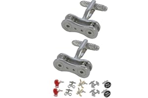 COLLAR AND CUFFS LONDON Cufflinks for Men + Presentation Box - Sport - Novelty Metal Designer Fun Cufflinks - Solid Brass Metal - Individual Sports - Single Personal Sport - One Pair