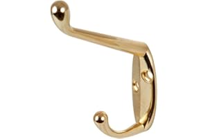 BALOO Johny's Wares BRASSED HAT & COAT HOOK (x2)