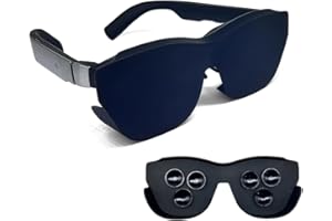 HARLAFOU Universal Light Blockers for RayNeo Air3/Air2/Air3s Xreal one/pro/Air2 Air2 Pro VITURE One XR and Pro Glasses Accessories, Compatible with Most Kinds of AR Glasses,Soft Silicone