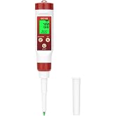 GIDIGI Professional pH Meter with Tip Probe | Analyze pH and TEMP in Liquid and Semi-Solid Foods, for bread dough cheese rice