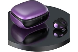 Xmenha Open Ear Kopfhörer Bluetooth kabellos drahtloses Ohrclip-Bluetooth-Headset Mini Luftleitung Knochenschall Sportkopfhörer mit Mic Wireless Earclips beim Joggen Laufen Radfahren, Violett