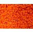 Great Value - 100 x Small ORANGE Castle Golf Tees by Masters
