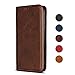 Price comparison product image Case for Huawei P20 Pro GORASS Classic Wallet Leather Case Magnetic Cover with Card Slot, Flip Folio Protective Case for Huawei P20 Pro, Brown