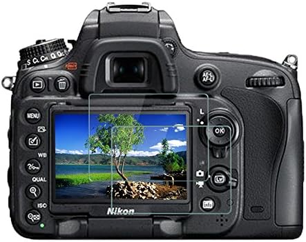 Ktele Tempered Toughened Optical Glass Camera Screen Protector For Nikon D750 Digital SLR camera Anti-scratch Anti-burst Super Light Transmittance Digital Picture Frame 2X Sheets Screen Protector Foils With Shoulder Screen Protector