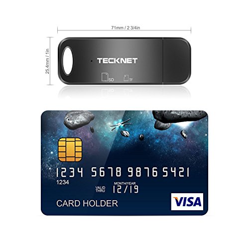 TeckNet® USB 3.0 SD/TF 2-Slot Kartenleser Card Reader Kartenlesegerät 8-in-1 für SDXC, SDHC, SD, MMC, RS-MMC, Micro SDXC, Micro SD, Micro SDHC Karte - 4