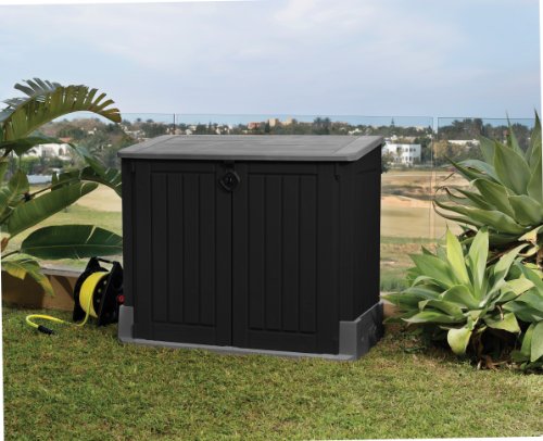 Mülltonnenbox von Keter Store it Out Midi, Schwarz, 845L - 4