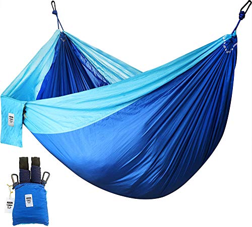 Utopia Home Nylon-Hängematte - Ultraleicht Outdoor Hängematte - Unterstützt bis zu Zwei Personen oder 400 Lbs - Für Reise Garten Balkon Strand Camping Hängematte