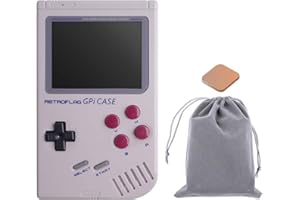 owootecc Retroflag GPi CASE with Flannel Bag & Heatsink for Raspberry Pi Zero 2 W Raspberry Pi Zero and Zero W with Safe Shutdown