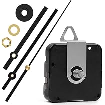 Mouvement Horloge Radio-Piloté WinTaim 17mm - Kit Remplacement DIY Avec Aiguilles 120mm