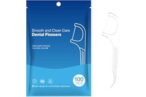 ZXFAD 100 pezzi di filo interdentale di, forchetta dentale, bastoncini portatili per l'igiene dentale per tutta la famiglia