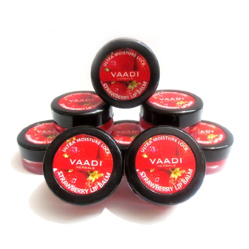 Vaadi HerbalsSuper Value Pack Of 8 Lip Balm - Strawberry & Honey 8 X 10g by Vaadi Herbals