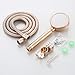 Produktbild Duschkopf Handbrause Mode Modernes Design Geburtstagsgeschenk Zarte Spray Durable Set Wasser Platzsparend Aluminium Mit Goldbrause 15 mt Edelstahlschlauch