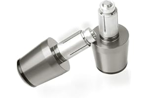 QJY-MOTOR PART-STORE Contrapesos Manillar Extremo de Manillar para Suzuki GSR 250 400 600 750 GSR250/S/F GSR400 GSR600 GSR750(Titanio)