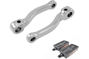 AER MOTO SPARE PARTS Par de bielas cromadas específicas para Piaggio SI 50 + pedales RMS.