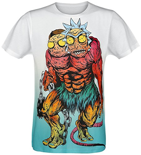 Rick & Morty Monster Camiseta Multicolor XL