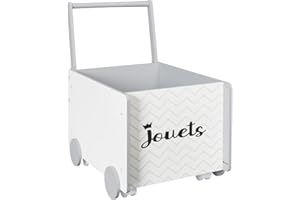 HOME DECO KIDS Chariot de Rangement Enfant Garcon Enfant Deco Chambre d'enfant Rangement Enfant