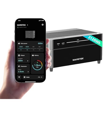 Marstek VENUS A - All-in-One Balkonkraftwerk Speicher Set 2000 Watt - 800 Watt - 2.12 kwh Batterie