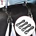 2Pcs Car Hook Holder Car Styling Flexible Car Hanger Headrest Automotive Car Back Seat Hooks For Bag Purse Cloth Grocer