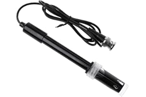 BILINLI Sensor de pH Electrodo Conector BNC Sonda E-201 Electrodo Compuesto de pH E-201C