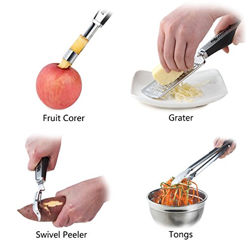 DRAGONN Prämie 10 Küchenhelfer Set Küchenutensilien kochgeschirr Kochzubehör - 3