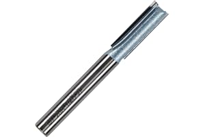RENNIE TOOL COMPANY Rennie Tools - 7mm Cutting Diameter x 20mm Flute x 1/4" Shank TCT Tipped 2 Flute Straight Router Cutter Bit. Compatible With Makita Bosch Trend Katsu Dewalt Router Etc. 7mm Router Bit