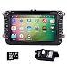 Produktbild HIZPO 2 Din 8 Zoll Android 5.1 Lollipop Quad Core Autoradio Moniceiver DVD Player GPS Navigation für Golf Jetta Polo Unterstützt DAB+ Bluetooth OBD2 Wifi Lenkradfernbedienung mit Rückfahrkamera