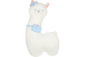 Dreafly Alpaka Kuscheltier, Alpaka Seitenschläferkissen, Lama Kissen SeitenschläFer, Long Neck Plüschtier Groß, Sofakissen Kissen Cartoon Gefüllte Puppen füR Kinder Und Mama