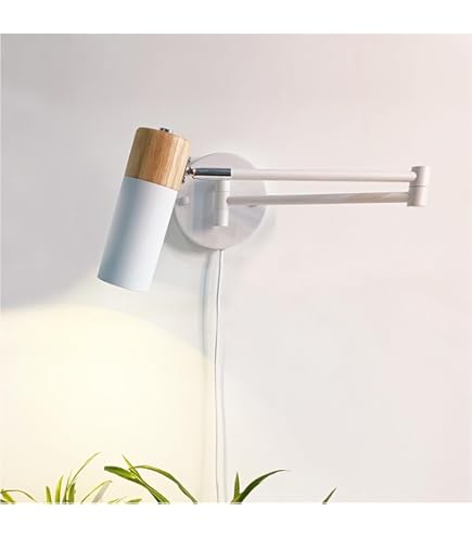 Wandlamp, leeslamp, bedlamp, Hotel E27 Nikkel-Mat LED spot