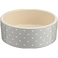 Petface Grey Spots Ceramic Bowl, 15 cm
