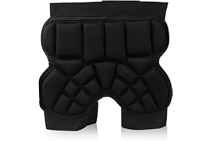 GAESHOW EVA Hip Protective Padded Shorts for Kids, Children Roller Skating Butt Pad Anti‑Drop Skating Hip Protection Cushion Sports Guard Hip Protection Guard for Snowboard Skiing Cycling Biking