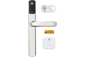 Yale Conexis L2 Smart Door Lock [NO Subscription Required] Remote Access from Anywhere, Anytime, No Key Needed, Works with Alexa, Google Assistant and Philips Hue - Chrome