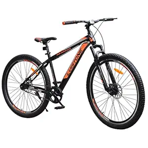 LUISTONE Cycle 29 Inches with Dual Disc Brake, Front Steel Suspension, Single Speed Unisex Cycle (12+ Years) I Frame Size: 18