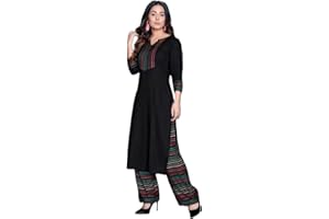 INDACORIFY Schöne Kurti-Hose aus Viskose, Festliche Party, Feier, Büro, Anzug