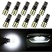 Produktbild Grandview 10 Stücke T10 501 LED Canbus Super Helle Weiß 501 194 168 3030 12-SMD Fehler Kostenlose Lampen Für Innen Glühbirnen Signal Dashboard Parkplatz Seitenlampen (9 V-26 V)