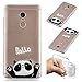 Produktbild Xiaomi Redmi Note 4 4X Hülle, YYX Redmi Note 4 4X Schutzhülle Kristall Klar Ultra Dünn Weich TPU Material Handyhülle Niedlich Cartoon Stilvoll Muster Silikon Schutzhülle Transparent TPU Gel Gummi Bumper Flexibel Slim Fit Silikon Back Cover Kratzfeste Stoßfest TPU Hülle für Xiaomi Redmi Note 4 / 4X (5.5") - Hallo Panda