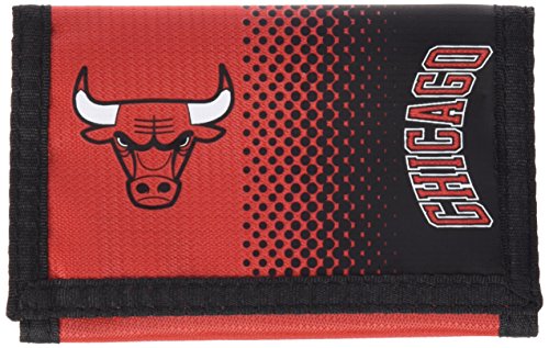Chicago Bulls NBA 8604 Porte Feuille Mixte Enfant Rouge