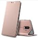 Produktbild GeeMai Samsung Galaxy A6 plus 2018 Hülle, Premium Flip Case Tasche Cover Hüllen mit Magnetverschluss [Standfunktion] Schutzhülle Handyhülle für Samsung Galaxy A6 plus 2018 Smartphone, Rosegold