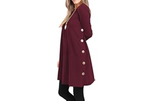 Breampot Women Jumper Dress Long Sleeve Casual Winter Mini Dresses Knitted Pullover Sweater Tunic Tops