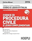Image de Codice di procedura civile e leggi complementari. Ediz. minore