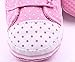Infant Toddler Baby Girl Soft Sole Crib Shoes Cotton Antislip Sneaker 0-18 Months (3-6 Months, pink)