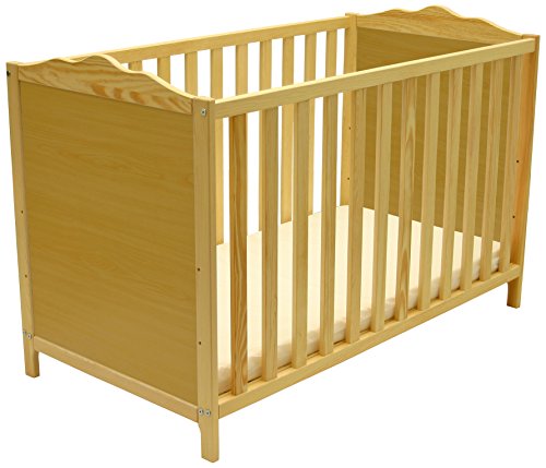 Grapi Anett Classic Cot Bed Flat Rods (Pine)