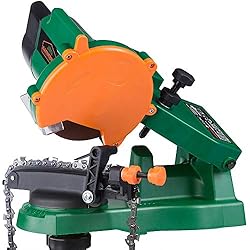 GARDEBRUK - Affûteuse de chaîne de tronçonneuse 90 W MZ-KS110 Disque abrasif inclus Butée de profondeur - aiguiseur de scie