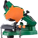 GARDEBRUK - Affûteuse de chaîne de tronçonneuse 90 W MZ-KS110 Disque abrasif inclus Butée de profondeur - aiguiseur de scie
