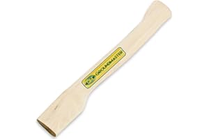 GroundMaster 12" - 24" Long Handheld Axe Handle - Strong Durable Hickory Shaft (24" (600mm))