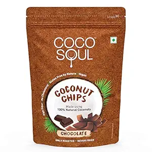 Coco Soul Coconut Chips, Chocolate, 33g